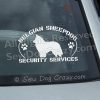 Belgian Sheepdog Security Window Stickers