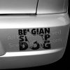 Vinyl Belgian Sheepdog Bumper Stickers