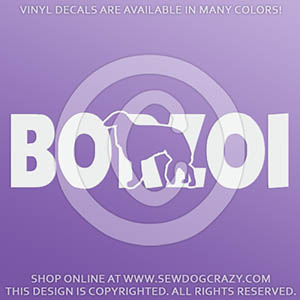 Cool Borzoi Decals
