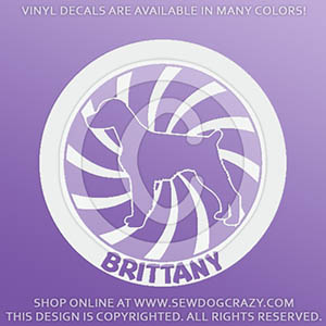 Spiral Brittany Decal