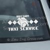 Brittany Taxi Car Window Stickers
