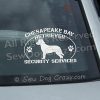 Chesapeake Bay Retriever Security Car Decal