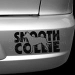 Vinyl Smooth Collie Bumper Stickers
