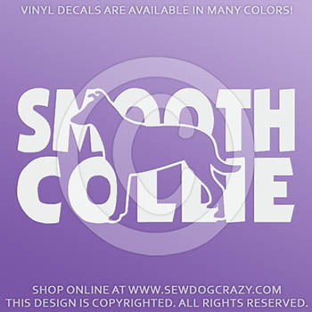 Vinyl Smooth Collie Decals