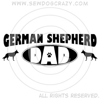 German Shepherd Dad Shirts