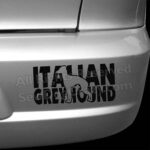 Italian Greyhound Car Stickers