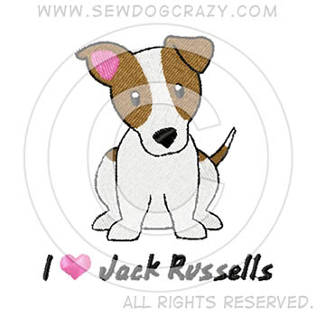 Cartoon Jack Russell Terrier Shirts