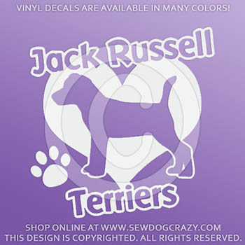 Jack Russell Terrier Vinyl Stickers