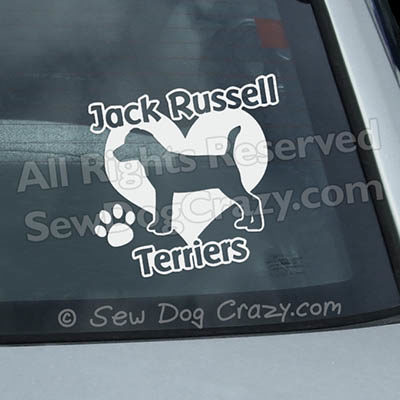 Jack Russell Terrier Window Decals