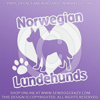 Love Lundehunds Decal