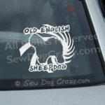 Cool Old English Sheepdog Decals