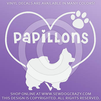 Love Papillons Vinyl Sticker