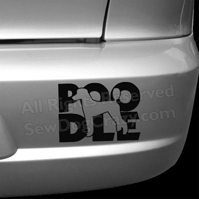 Cool Poodle Car Decals