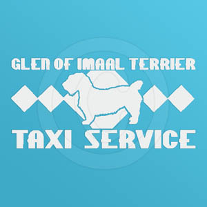 Glen of Imaal Terrier Taxi Decal