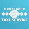 Great Dane Taxi Vinyl Stickers