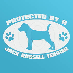 Protected by a Jack Russell Terrier Decal