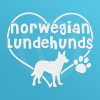 I Love Norwegian Lundehunds Decals