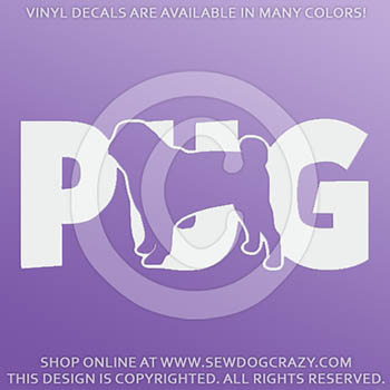 Cool Pug decals