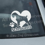 Love Schnauzers Decals