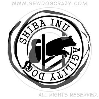 Shiba Inu Agility Dog Shirts
