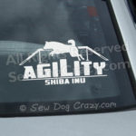 Shiba Inu Agility Decals