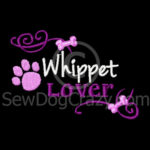 Pretty Embroidered Whippet TShirt