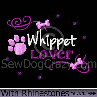 Whippet Rhinestones Shirt