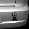 Cartoon Akita Bumper Sticker