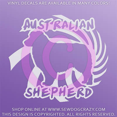 Cool Australian Shepherd Stickers
