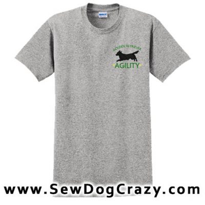 Embroidered Golden Agility TShirt
