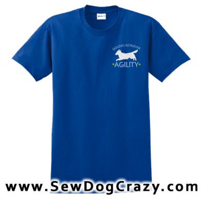 Embroidered Agility Golden TShirt