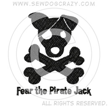 Pirate Jack Russell Terrier Shirts
