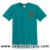 Embroidered Cartoon Kelpie Tshirts