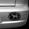 Protected bv a Portuguese Podengo Bumper Sticker
