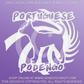 Cool Smooth Portuguese Podengo Decals