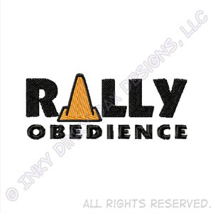 Rally Obedience Dog Sport Embroidery