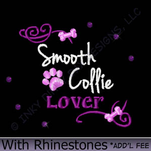 Rhinestones Smooth Collie Gifts