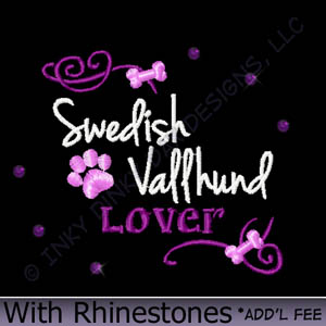 Rhinestones Swedish Vallhund Apparel