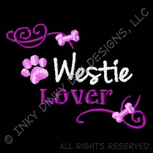 Westie Lover Embroidered Apparel