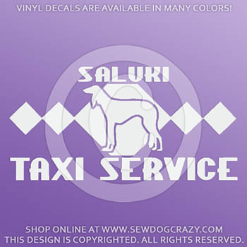 Saluki Taxi Car Decals