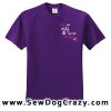 Pretty Embroidered Welsh Terrier Tshirt