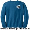 Embroidered Border Collie Bar Jump Sweatshirt