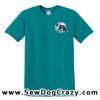 Embroidered Border Collie Bar Jump TShirt