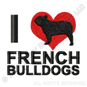 Love French Bulldogs Gifts