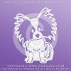 Cartoon Papillon Decals