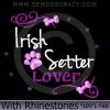 Rhinestones Irish Setter Shirts