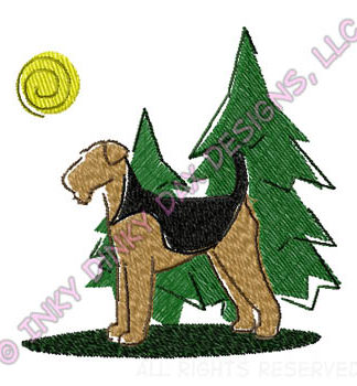 Embroidered Airedale Gifts