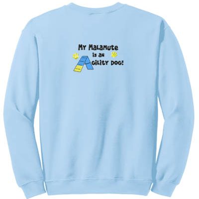 Alaskan Malamute Agility Dog Sweatshirt