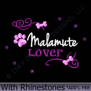 Malamute Rhinestone Shirts