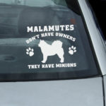 Funny Malamute Car Stickers